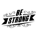 استیکر وی وین‌ آرت طرح Be Strong کد S95
