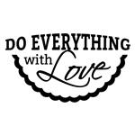 استیکر وی وین آرت طرح Do Everything with Love کد S107