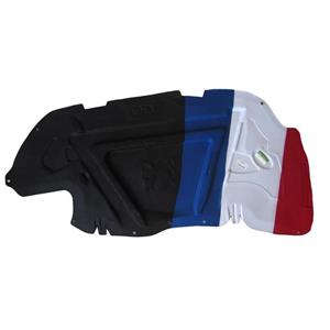 عایق درب کاپوت ایده طرح پرچم فرانسه مدل NAM-FRANC26 مناسب برای پژو 206