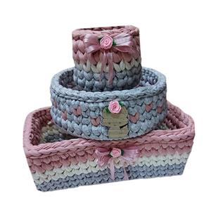 سبد نظم دهنده تریکو مدل سیسمونی کودک کد 77 مجموعه 3 عددی