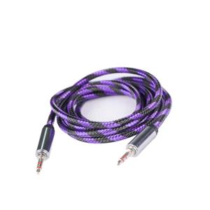 کابل AUX ماکارون مدل مخمل طول 1 متر