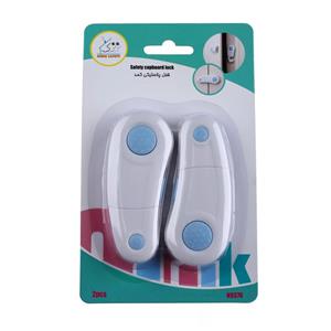 قفل درب کابینت نی نی ک مدل N9376-2CWb بسته 2 عددی