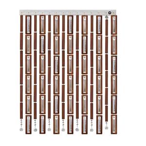 پرده آریا کریستال مدل چوبی سایز 70x250 سانتی متر