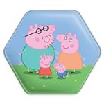 پیکسل خندالو طرح خانواده پپا پیگ انیمه پپاپیک Peppa pig مدل شش ضلعی کد 22070