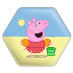 پیکسل خندالو طرح پپا انیمه پپاپیک Peppa pig مدل شش ضلعی کد 22068