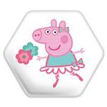 پیکسل خندالو طرح پپا انیمه پپاپیک Peppa pig مدل شش ضلعی کد 22066