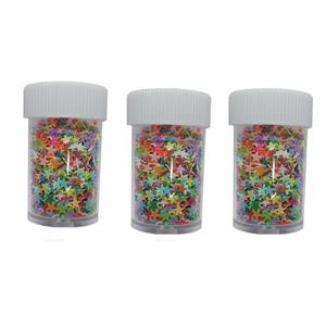 پودر اکلیل طرح ستاره مخلوط مدل STAR3NAM بسته 3 عددی