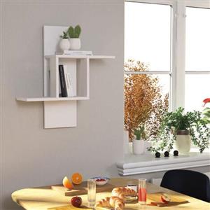 شلف دیواری فلفور کابینت مدل Mil 70x64 cm مدل 501584