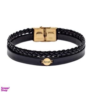 دستبند طلا 18 عیار مردانه لیردا مدل اسم باراد -