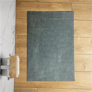 پادری شاران هوم مدل اسفنج دار طرح مخمل راه راه فانتزی سایز 57×100 سانتی متر