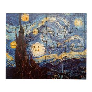 پازل 16 تکه مدل شب پر ستاره ونگوگ کد 12