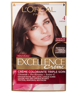    کیت رنگ مو شماره 4 Excellence لورآل