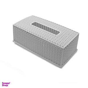 جای دستمال کاغذی مدل حصیر بافت کد t110