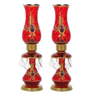 شمعدان مدل لاله شاه عباسی کد 1 بسته 2 عددی
