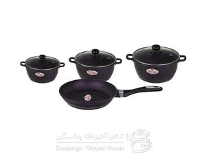 سرویس پخت پز 7 پارچه زرساب مدل Melorin Zarsab Cookware Set Pcs 