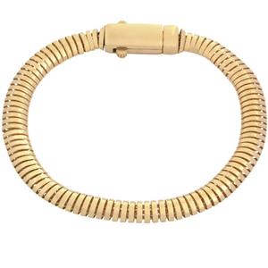 دستبند طلا 18 عیار زنانه طلای مستجابی مدل فمو کد 