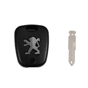 قاب یدک ریموت خودرو قطعه سازان کبیر مدل YADK-206-30667 مناسب برای پژو 206 به همراه کلید خام