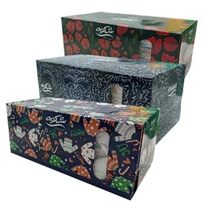 دستمال کاغذی 300 برگ شکوه طرح گلدار مجموعه 3 عددی