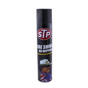 اسپری تمیز کننده لاستیک اس تی پی مدل Tire Shine حجم 650 میلی لیتر