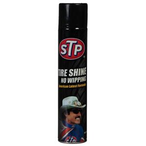 اسپری تمیز کننده لاستیک اس تی پی مدل Tire Shine حجم 650 میلی لیتر