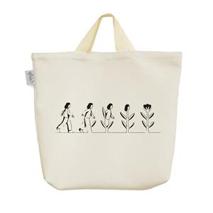 ساک خرید خندالو مدل انسان و گیاه کد 5090