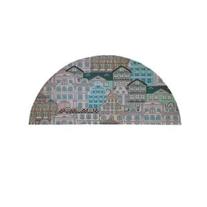 پادری مدل نیم دایره طرح آپارتمان کد 9375 سایز 90×45 سانتی متر
