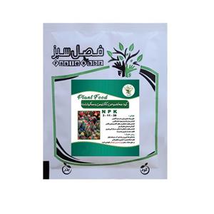 کود کاکتوس و ساکولنت فصل سبز مدل NPK-3-11-38 وزن 200 گرم