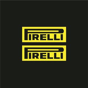 برچسب موتورسیکلت لیزارد مدل اسپورت طرح PIRELLI کد LZD-870 بسته دو عددی