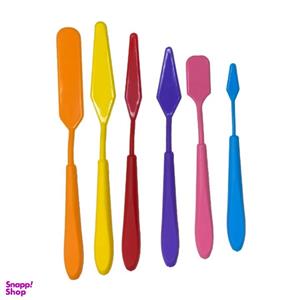 کاردک شیرینی پزی مدل رنگی بسته 6 عددی