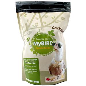 غذای خشک طوطی عروس هلندی مای برد مدل پلاس کد Cockatiel 1 وزن یک کیلوگرم