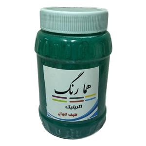 رنگ اکریلیک سبز همارنگ کد 4058 حجم 1000 میلی لیتر