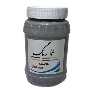 رنگ اکریلیک طوسی روشن همارنگ کد 355 حجم 1000 میلی لیتر