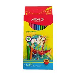 مداد رنگی 12 1 رنگ آریا کد AT-128-1