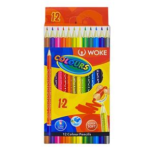 مداد رنگی 12 رنگ ووک مدل w-colors کد 172194
