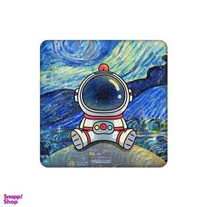 زیرلیوانی طرح فضانورد در شب ستاره باران کد 7593040