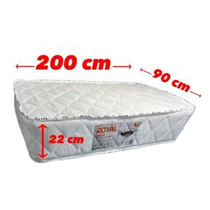 تشک رویال مدل طبی فنری آرامش تک نفره سایز 90×200 سانتی متر