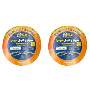 سیم برق افشان 1 در 1.5 میرا مدل ارت بسته دو عددی