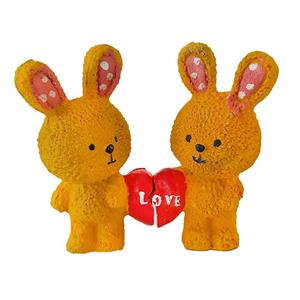 مجسمه طرح خرگوش مدل لاو کد 060 مجموعه 2 عددی