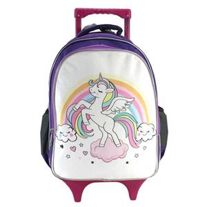 کوله پشتی چرخ دار مدل  تک شاخ یونیکورن fay-31-2z
