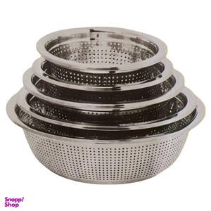 آبکش مدل استیل 004 مجموعه 5 عددی