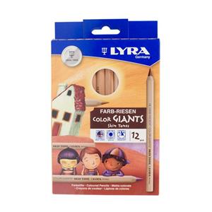 مداد رنگی 12 رنگ لیرا مدل Skin tones