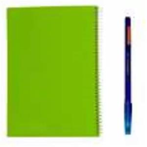 دفتر مشق 100 برگ مدل ساده به همراه خودکار