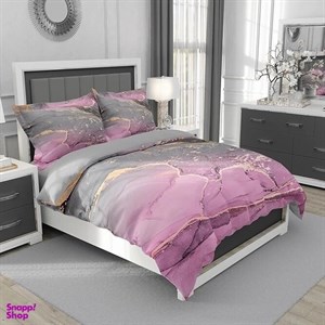 سرویس روتختی مدل ماربل کد 4855 تک نفره 5 تکه