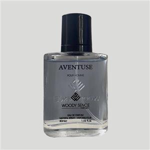 عطر جیبی وودی سنس مدل Aventuse حجم 30 میلی لیتر