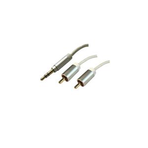 کابل تبدیل 1 به 2 جک 3.5 میلی متری به RCA فرانت مدل FRN-S1-2-630 طول 1 متر