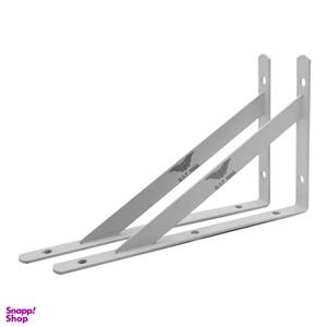 پایه نگهدارنده طبقه دیواری مدل بت کد YP1-200x120MM مجموعه 2 عددی