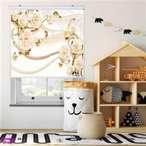 پرده زبرا زیو مدل سیلوئت 3D1246 سایز 150x150 سانتی متر