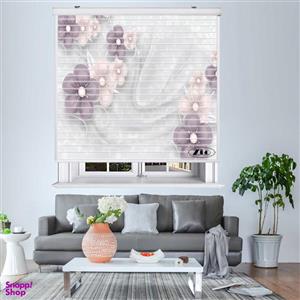 پرده زبرا زیو مدل سیلوئت 3D1264 سایز 150x150 سانتی متر