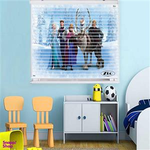 پرده زبرا زیو مدل سیلوئت کد K3005 سایز 150x150 سانتی متر