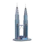 ساختنی سه بعدی مدل Petronas Towers کد 2803-A